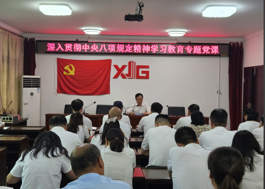 咸陽(yáng)建工開(kāi)展“兩優(yōu)一先”表彰暨學(xué)習(xí)教育專(zhuān)題黨課活動(dòng)